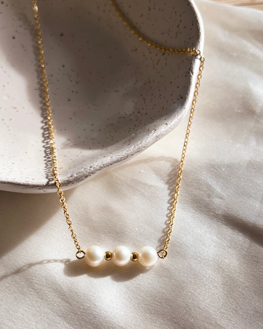 Collier "Grazia" - Perle d'Eau douce véritable